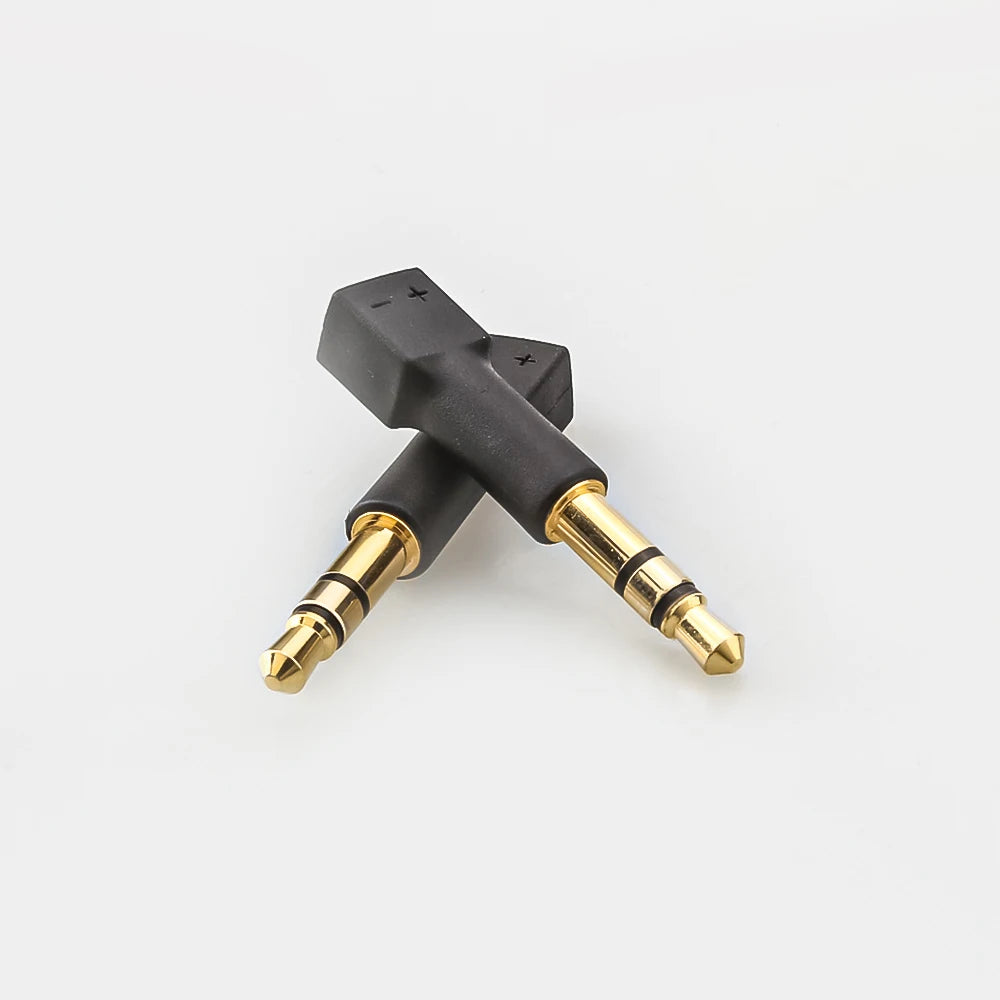 1 Pair 3.5mm to MMCX Adapter/0.78mm Pins for M1 M2 ZX-1 WTD-3 Headphones Conversion Pin DIY Stereo Headset