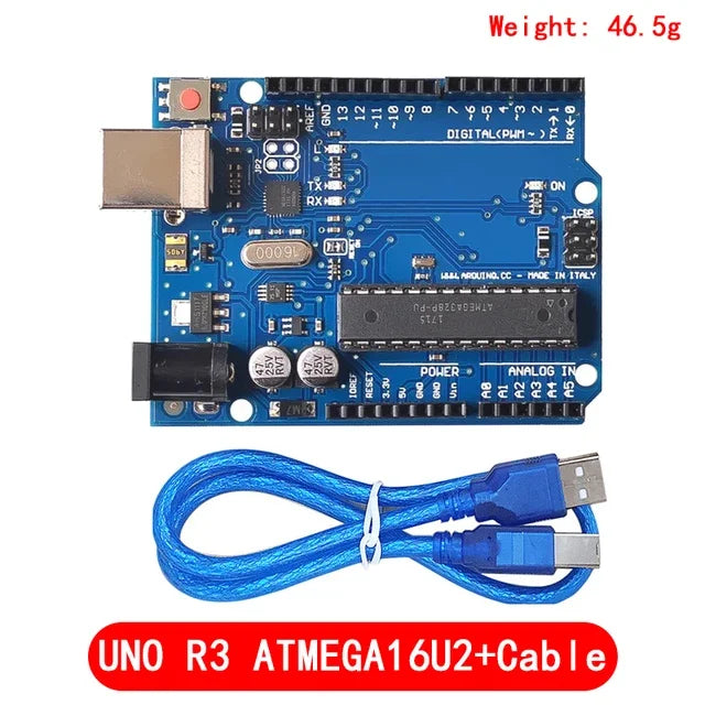 1Set UNO R3 Official Box ATMEGA16U2 / UNO+WiFi R3 MEGA328P Chip CH340G For Arduino UNO R3 Development Board WeMos ESP8266