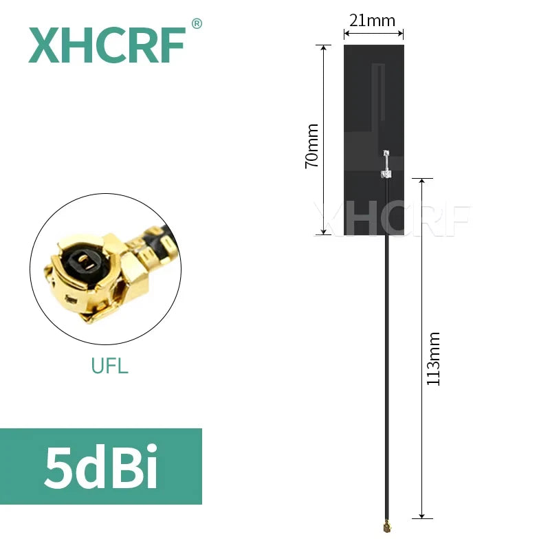 5pcs 4G Embedded Antenna for Communication LTE FPC Antenna UFL High Gain Omnidirectional Antena for Module Motherboard