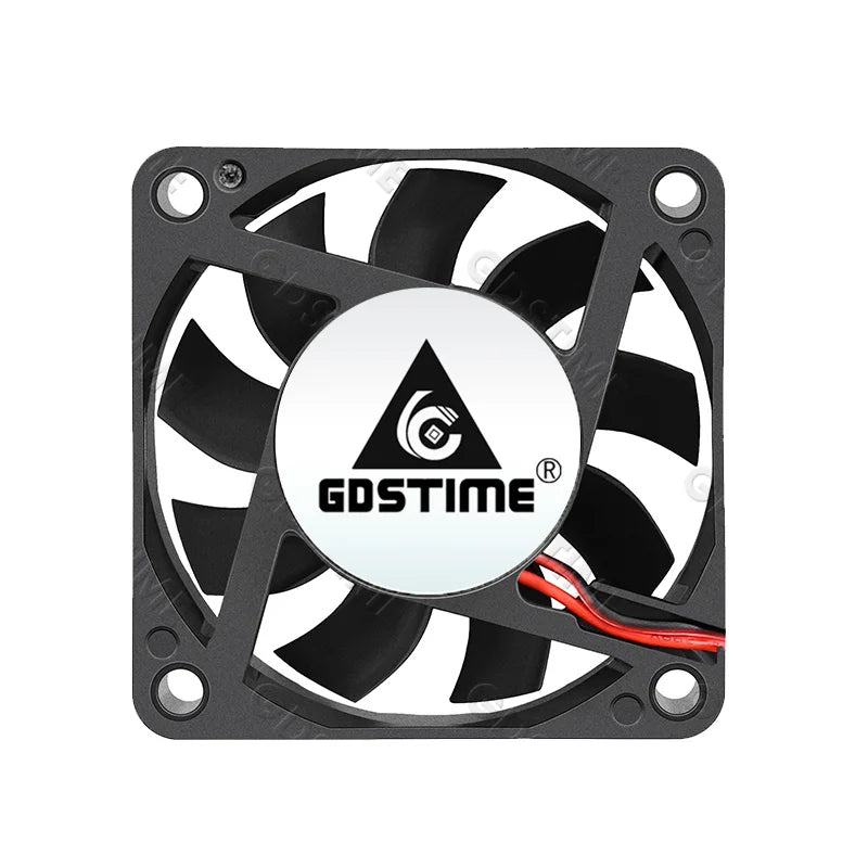 Gdstime 60MM 6015 12V 24V Axial Fan 5V USB PC Case Fan Ball DC Brushless Fan 2PIN 60x60x15MM 3D Printer Cooling Fan CPU Cooler