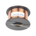 0.5mH Air-Core Inductor with 1.2mm 4N Oxygen-Free Copper Wire for Audio Crossover Circuits Stable Inductance Low DC Resistance