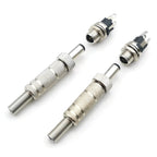 5pcs 5.5x2.5mm 5.5x2.1mm DC 12V Power Jack Male Plug Female Socket Metal Connector Adapter With Thread Lock 5.5*2.1 5.5*2.5