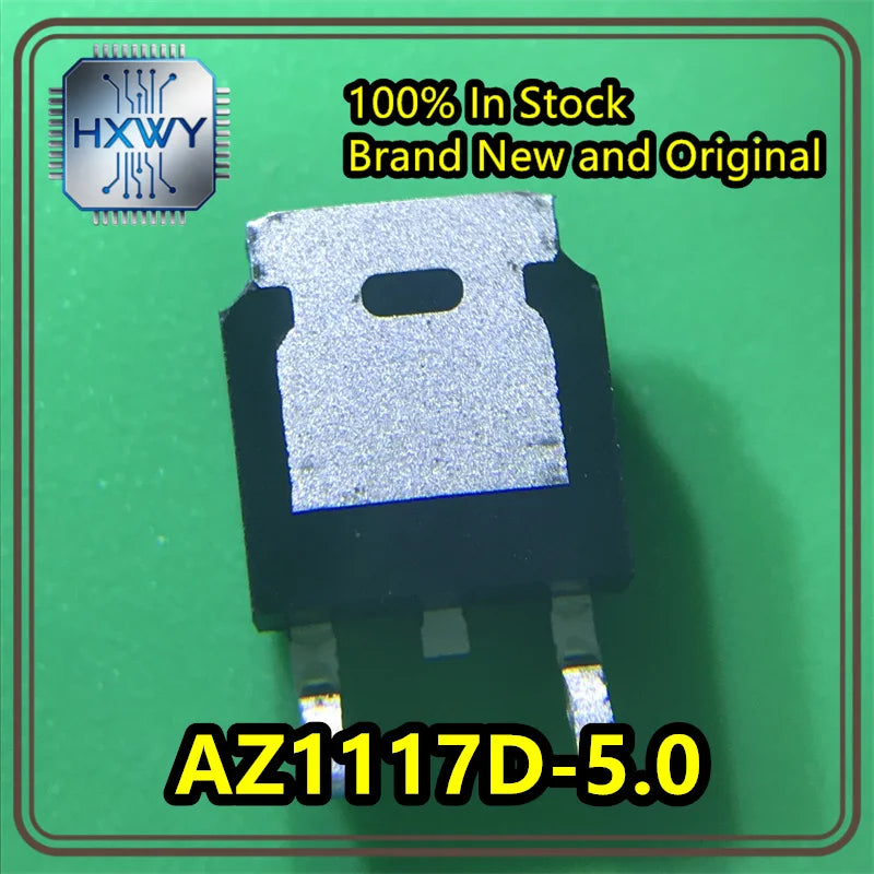 (10/50 Pieces) AZ1117D-5.0E1 AZ1117D-5.0 TO-252 5V 1A SMD LDO Linear Regulator Brand New Original, In Stock.