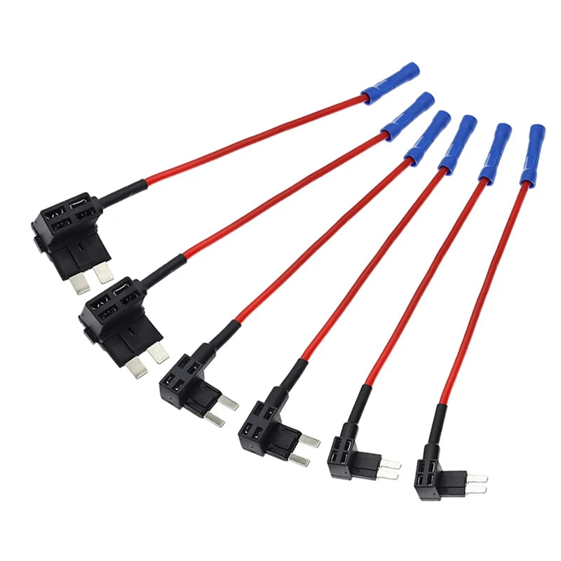 10/5pcs MINI SMALL MEDIUM Size Car Fuse Holder Add-a-circuit TAP Adapter Micro Mini Standard ATM Blade Fuse for Cars Vans