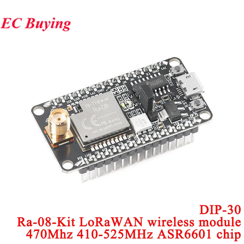 Ra-08 Ra-08H LoRaWAN Development Board Module LoRa WAN Ra-01 Ra-02 Ra-07 Ra-09 Ra-09H 410-525MHz 803-930MHz MCU SMA Interface