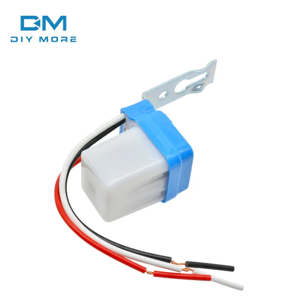 Automatic On Off Photocell Street Lamp Light Switch Controller 110V 220V 24V 12V 10A Photo Control Photoswitch Sensor Switch
