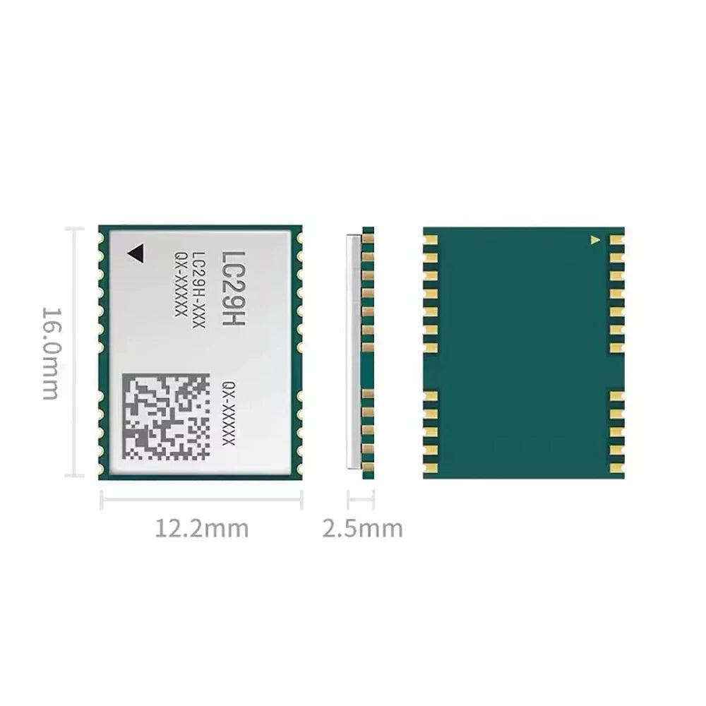 RTK Base Station Board LC29H Dual Band L1 L5 GPS Glonass Galileo High Precision Positioning Module Output RTCM Data