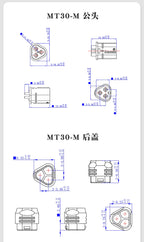 YuXi XT90H XT60 XT60H XT30 XT30U MR30 MR60 MT30 MT60 XT60H XT60W XT60PW XT30PW T-type Plug Lithium Battery Socket Connector