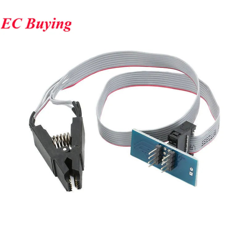 CH341A CH341B 24 25 Series EEPROM Flash BIOS USB Programmer Module SOIC8 SOP8 SOP 8 Test Clip EEPROM 93CXX/25CXX/24CX Burner ZIF