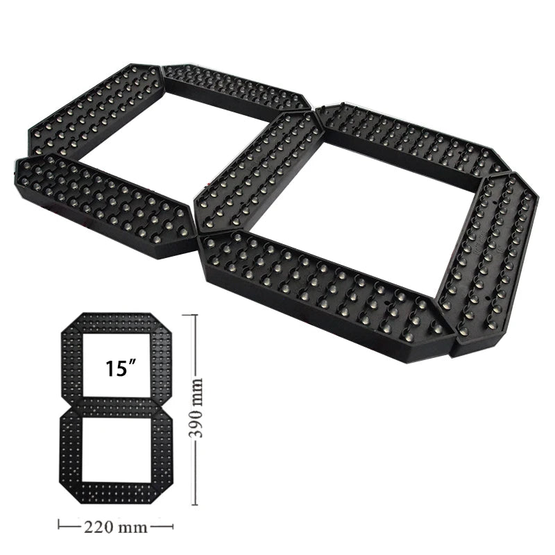 15" LED digita numbers module,7 segment of the modules,High brightness led display outdoor waterproof