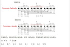 5PCS 0.28/0.36/0.4/0.56 inch 0.36inch 7 Segment 1/2/3/4 Bit Red Digital Tube Common Cathode/Anode LED Digit Display 1Bit/2Bit