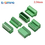 5PCS 2.54mm 15EDG 2EDG  PCB Screw Terminal Block 2-16P Female Socket Pitch Straight/Right Angle Pin Pin Header Wire Connector