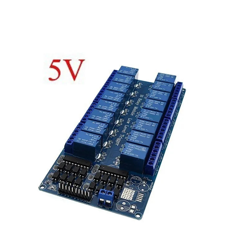 16 channel relay module with optocoupler protection LM2596 power control board module 5V or 12V for arduion raspberry