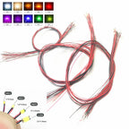 0805 1206 0603 Micro SMD 3V Led Light Wired 30CM DIY Materials Lamp For Model Making HO Railway Scene Layout Accessory 10Pcs