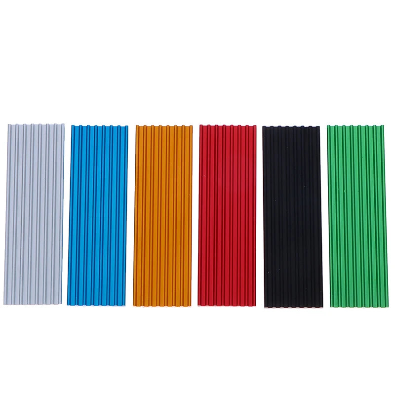1set M.2 SSD Heat Sink NVME NGFF M.2 2280 Solid State Hard Disk Aluminum Heatsink Cooler Radiator Thermal Cooling Pad For PC