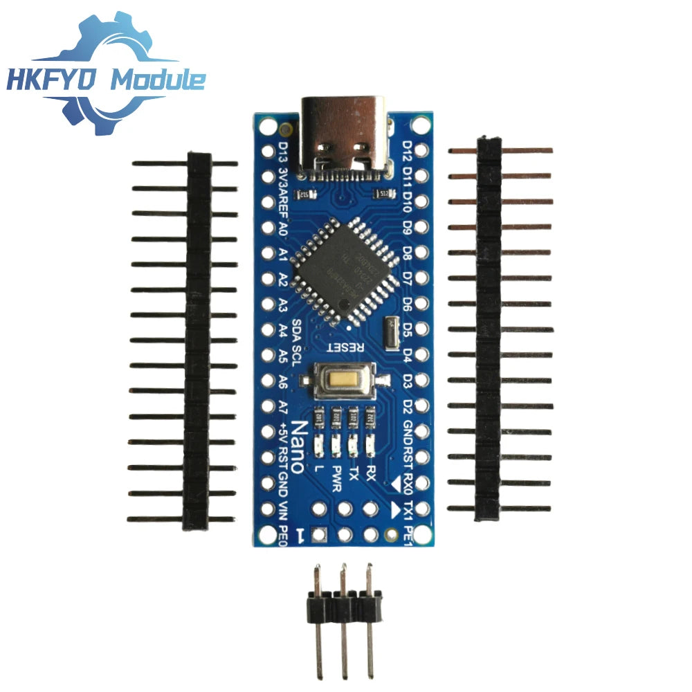 1-10pcs Nano 3.0 Compatible Controller – Arduino Bootloader, CH340 Chip, 16MHz ATMEGA328P/PB with Multi USB Interface