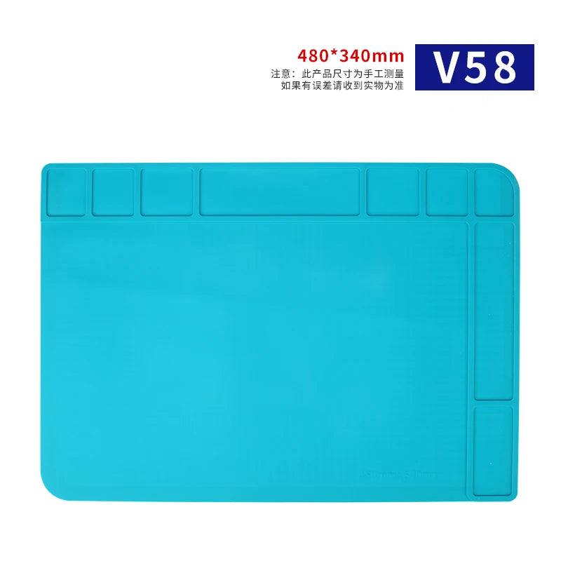 MECHANIC Silicone Repair Pad Soldering Mat Antistatic Heat Resistant Insulation Work Mat Welding Repair Platform