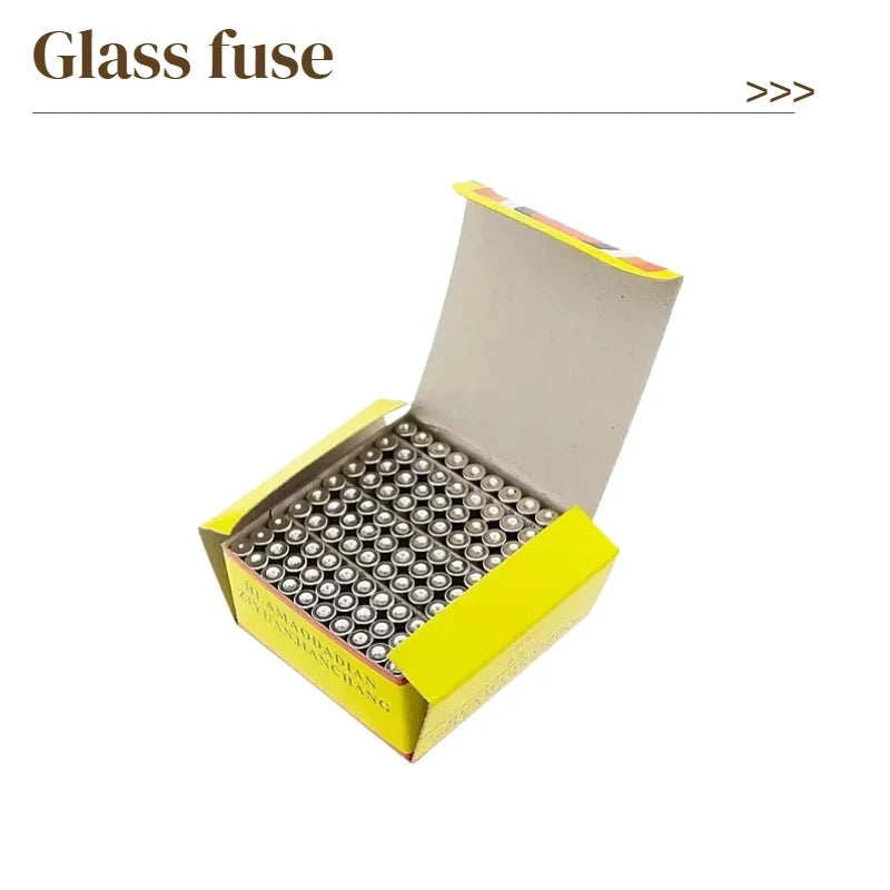 30/50/100Pcs 5*20mm 6*30mm Fast Blow Glass Tube Fuses 5x20 6x30 250V 0.1A 0.5 1 2 3A 3.15 4 5A 6 7 8 10 12 15 20 25 30A AMP Fuse