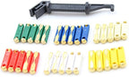 30PCS Torpedo Fuse Classic Car Auto Fuses Ceramic Continental Car Fuse Bullet + 1PCS Fuse Clip Cars Safety Blade 5/8/16/20/25/30