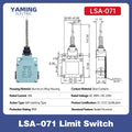 LSA Waterproof Travel Limit Switch LSA-001 LSA-003 LSA-012 LSA-021 LSA-031 LSA-061 LSA-071 LSA-081 Position Controller