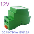 15W DC 24V 36V 48V to 12V 5V 3.3V DIN Rail Isolated Power Supply Module DC-DC Buck Converter for PLC RS485 IO Relay LED