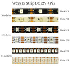 WS2812B WS2815 WS2811 WS2813 5050SMD Addressable LED Strip RGB Full Color Smart Programmable Led Lights Atmosphere Home Decor