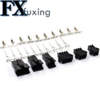 Black JST SM 2.54mm Pitch Connector 2/3/4/5/6/7/8 Pin Male Female Plug Housing Wire Connectors Plastic Shell Crimp Pin Terminal