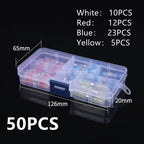 Waterproof Solder Seal Wire Connectors Kit, Heat Shrink Butt Connectors with Insulated Ring for Auto Boat Truck Wiring