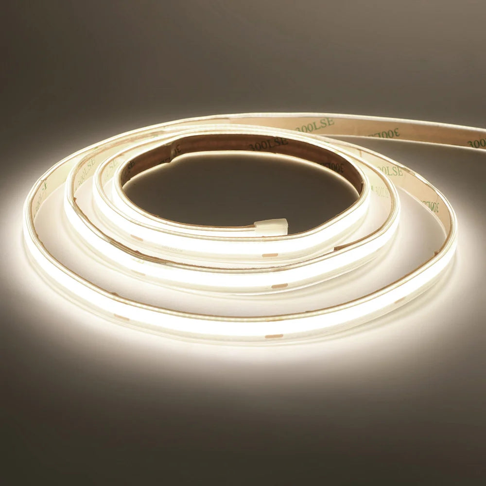 12V 24V Waterproof COB LED Strip Light 3000K 4000K 6000K IP67 Flexible Led Tape 480LEDs/m 5m 10m 20m 0.5m 1m 2m Linear Lighting