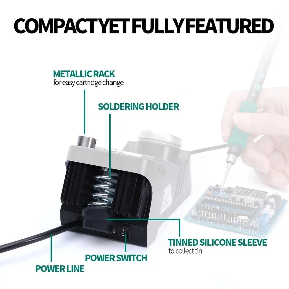 YIHUA 60W Digital Soldering Station 982-V C210/C245 Soldering Iron Kit ESD Precision Soldering Tools