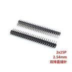 10/20pcs Pcs 2.54mm Double Row Male 2*40P PCB Board Pin Header Connector Strip Pinheader 2/3/4/5/6/8/10/12/20/40Pin For Arduino