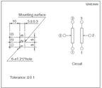 Double Volume Potentiometer ALPS RK27 10KA 20KA 50KA 100KA 250KAx2 Dual Unit 6Pins Round Handle Rotary Switch