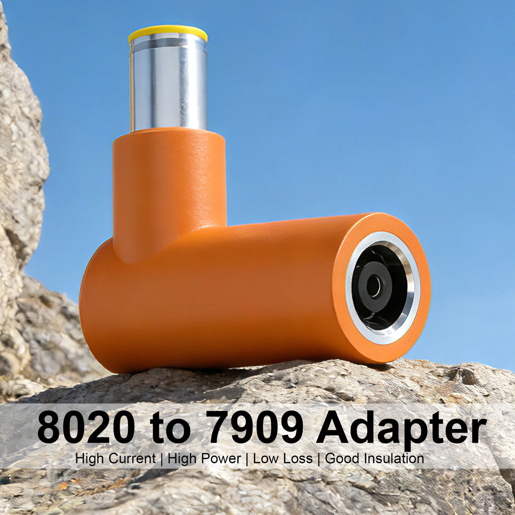 DC8020 to DC7909 Adapter  90 Degree Solar Panel Connector Adapter, DC8020 Female to DC7909 Male Connector
