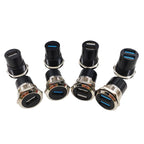 10PCS Panel Openings, 24 Metal Circular D-Shaped USB 2.0 3.0 Single Port Double Port Female Socket Waterproof Joint