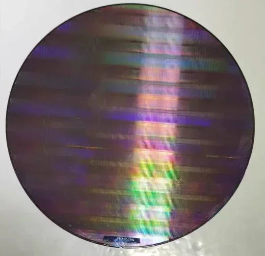 12 Inch CPU Wafer Silicon Science Technology Pendulum Piece Birthday Gift Photoetching Circuit Chip Semiconductor Silicon Wafer