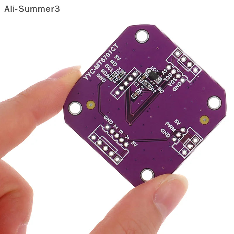 Magnetic Encoder MT6701 Magnetic Induction Angle Measurement Sensor Module 14bit High Precision Can Perfectly Replace AS5600