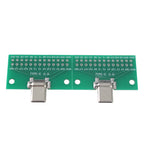 2PCS Type-C Male To Female Adapter Test Board Type-C Male/Female PCB Board 24Pin 2.54mm Connector Socket PCB Universal Converter