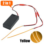 3V 110mm 190mm 300mm LED COB Filament Flexible Battery Lamp White Green Ice Blue Pink Retro Edison Bulb Parts LED Diode Decor