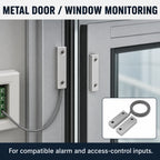 2 Pairs MC-51 MC-52 MC-56 MC-58 Wired Magnetic Door Window Contact Sensor NC NO Reed Switch for Metal Gate Security Alarm System