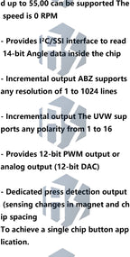 MT6701QT Magnetic Encoder Magnetic Induction Angle Measurement Sensor Module 4 Communication Interface Replaces The AS5600