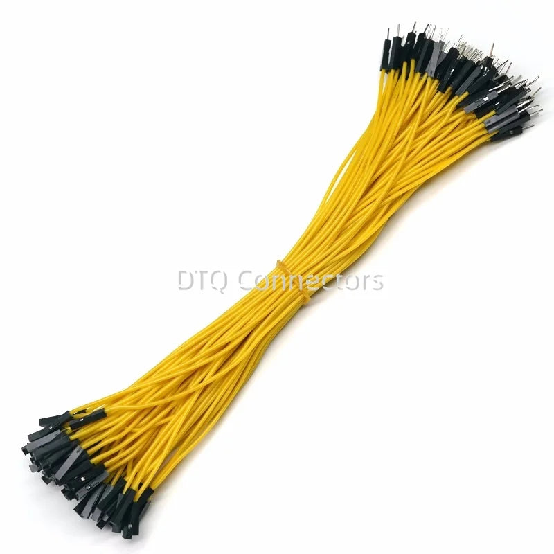 20PCS 1Pin Dupont Jumper Wire Line  2.54mm Male Female Electronic Cable For Arduino DIY Red Yellow Green Yellow Blue Black