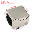 1Pcs RJ45 Adapter Board To XH2.54 Modular Ethernet Connector Adapter Network Interface + Breakout Board + Pin Header
