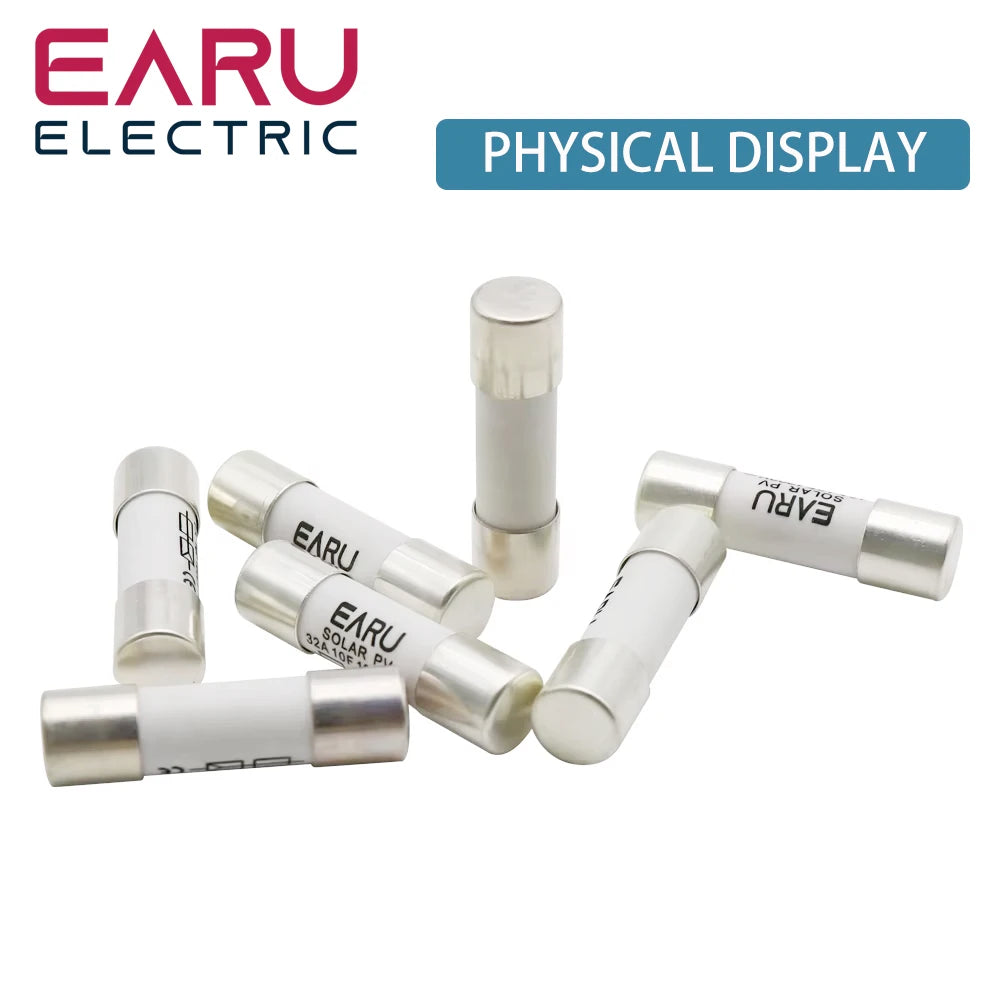 1PC Solar DC 1000V PV Fuses 6A 10A 15A 20A 25A 30A 32A High Voltage for Solar System Protection