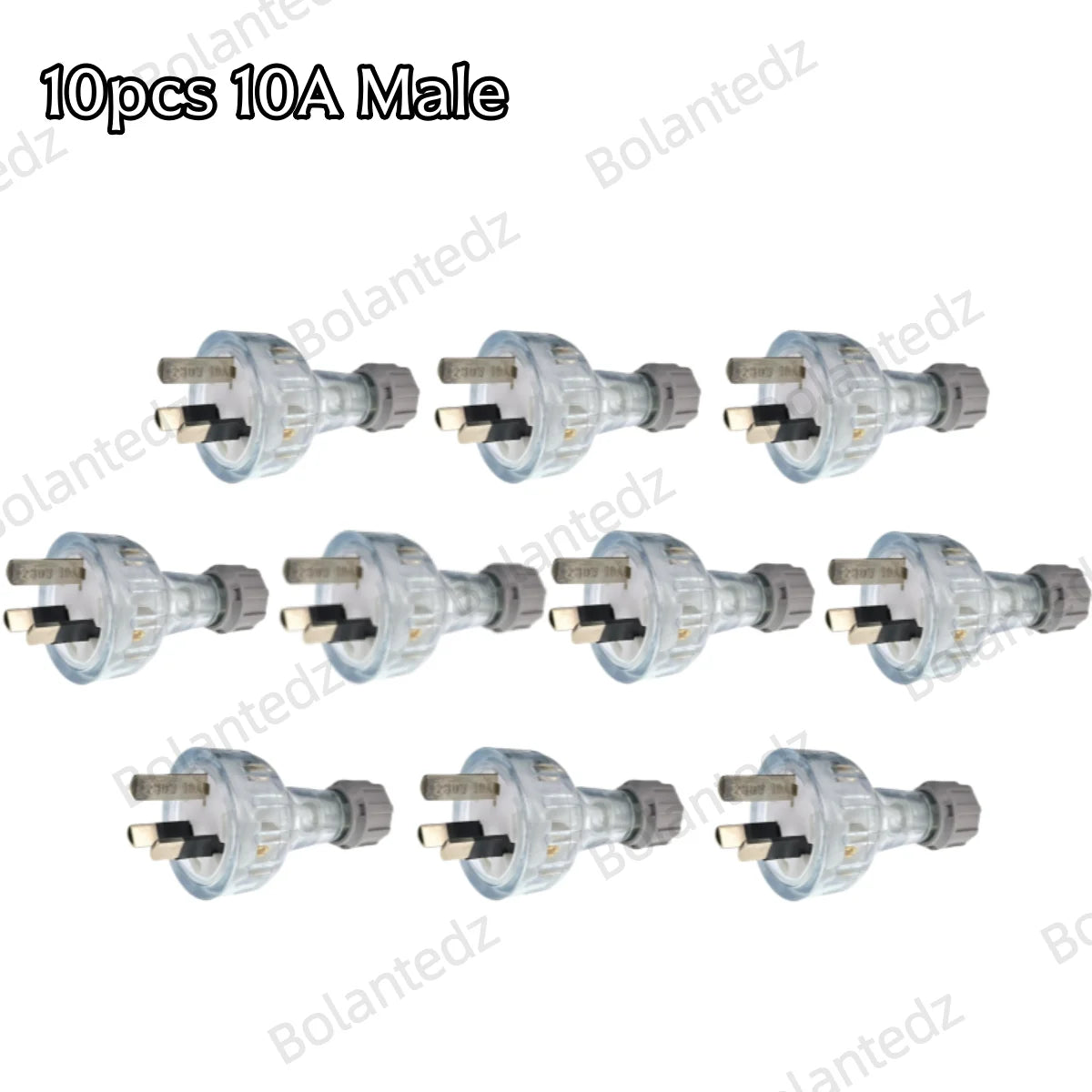 Bolantez 1pcs SAA Rewirable Plug Socket Australian Female Socket 3 Prong Electrical Socket Grounded Rewire Socket DIY Assembled