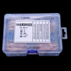60Values 0.1R 100R 200R 1/2W 1W 2W 3W 1% Metal film resistors kit dip  300R 1K 2K 3K Resistor