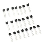 Transistor Assortment Kit TO92 PNP/NPN A1015 BC327 BC337 C1815 S8850 2N2222 2N2907 2N3904 2N3906 for Electronics DIY Repair