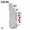 GEYA GRV8-04 3 Phase Voltage Monitoring Relay with Phase Protection Delay Time Overvoltage and Undervoltage Relay Din Rail