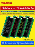 16x2 Character LCD Module Display Screen 162 LCM RED Green White Yellow VA Black Background 5V 3.3V for DIY Projects