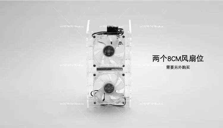 5-layer Cooling mobile hard disk bracket  for Raspberry pi 3B 3B+ 4B cluster case 2.5 SSD HDD transparent shell extended nas