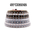 WS2812B WS2811 WS2815 RGBIC Pixel LED Strip Light Individually Addressable 30/60/144Leds/m Tape Rope Lighting WS2812 IP30/65/67